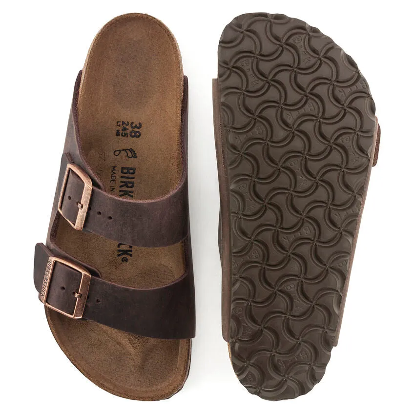 Unisex Arizona Oiled Leather Habana Regular/Wide