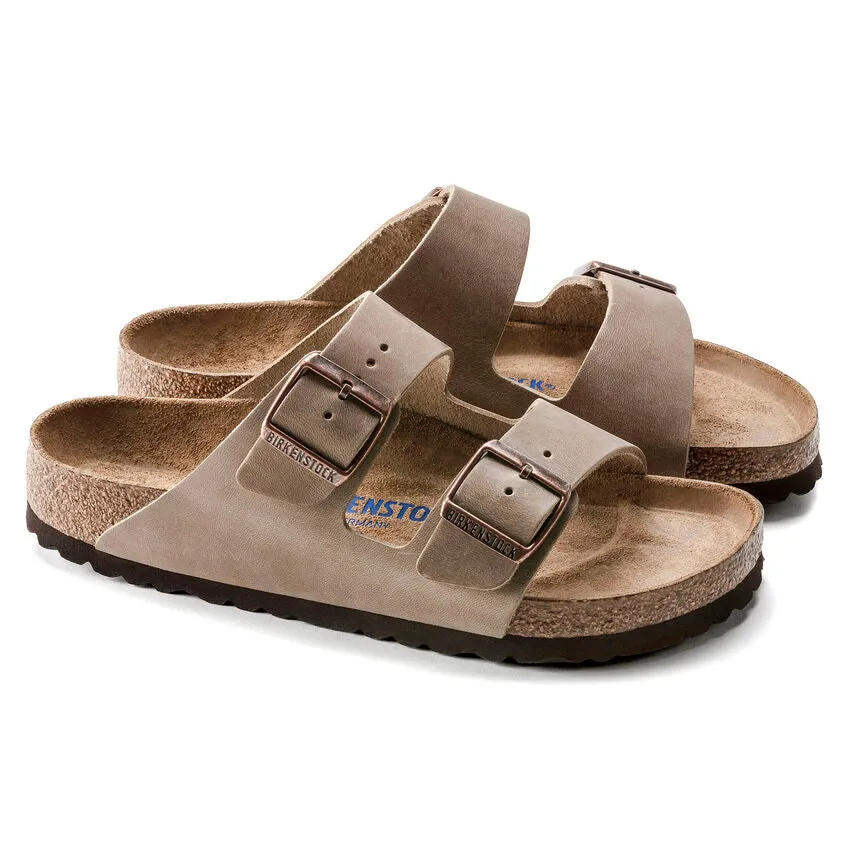 Unisex Arizona Soft Footbed Oiled Leather Tobacco Brown Medium/Narrow