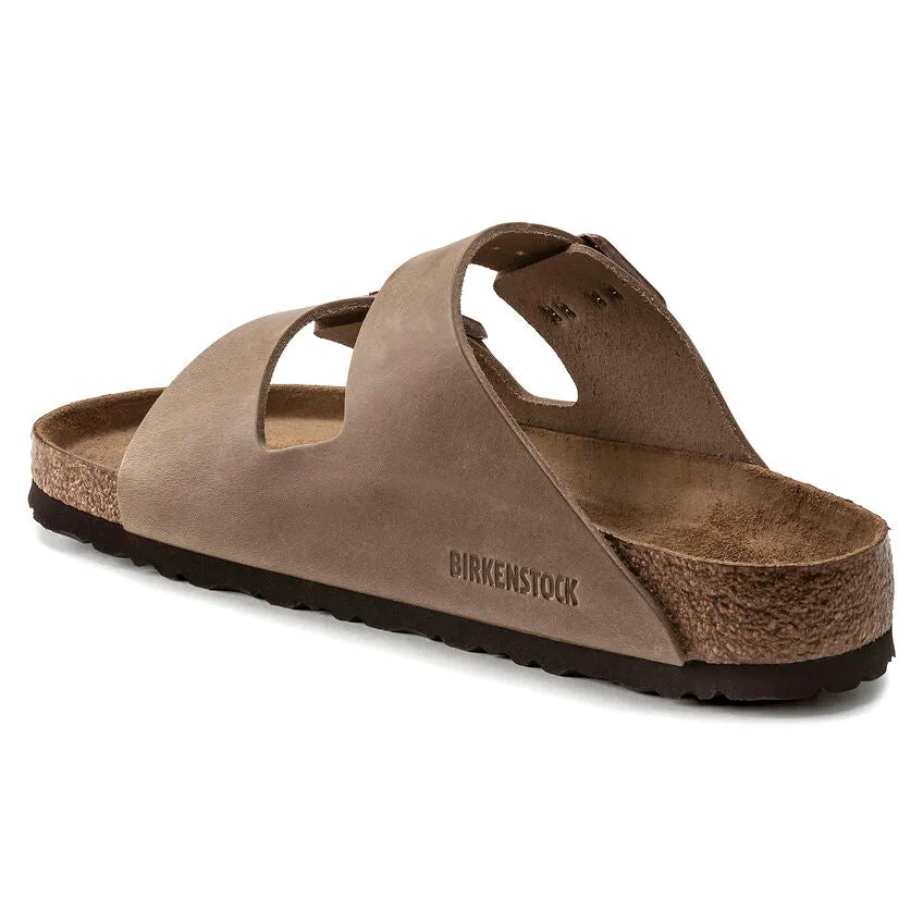 Unisex Arizona Soft Footbed Oiled Leather Tobacco Brown Medium/Narrow