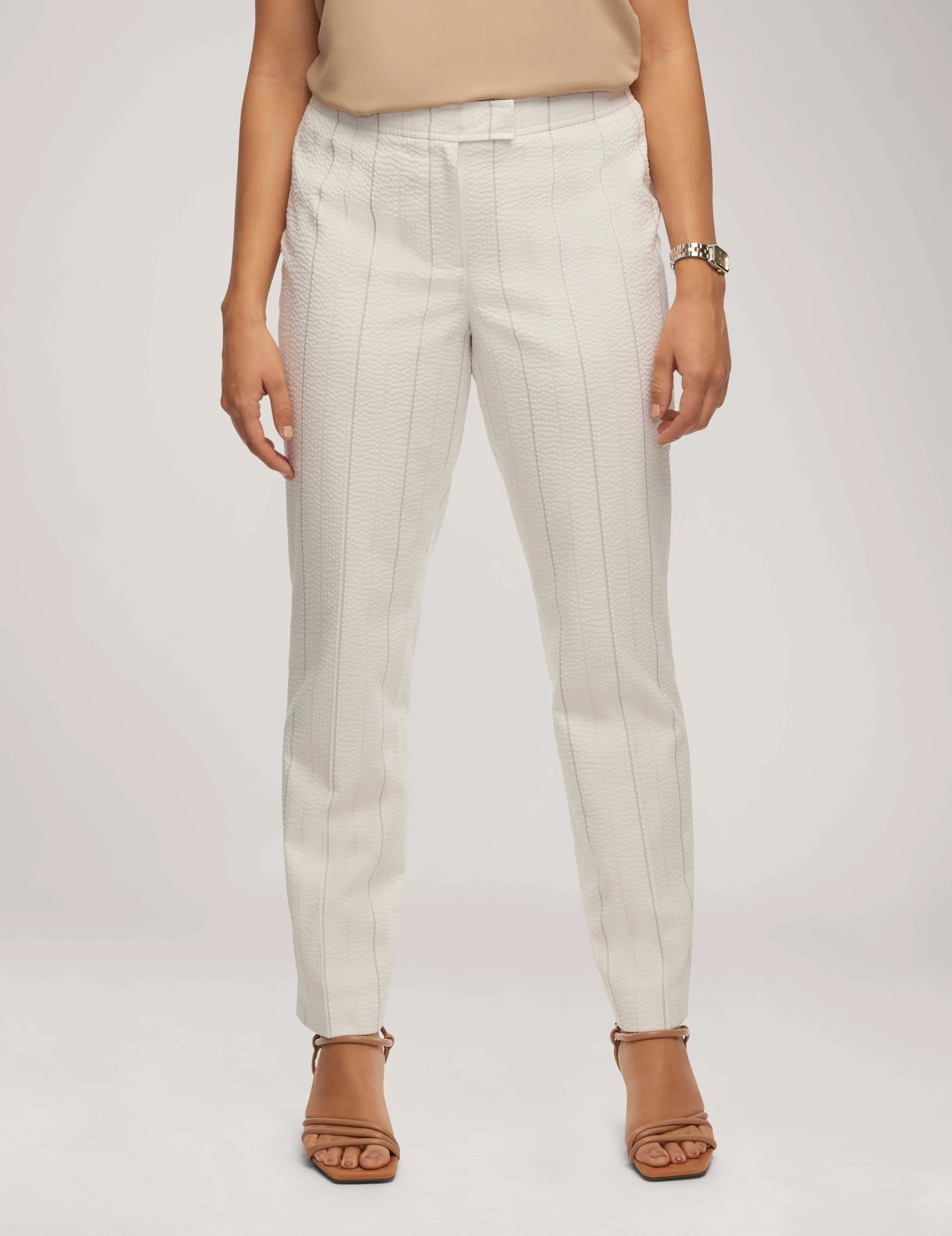 Wide Stripe Seersucker Bowie Pant - Sale