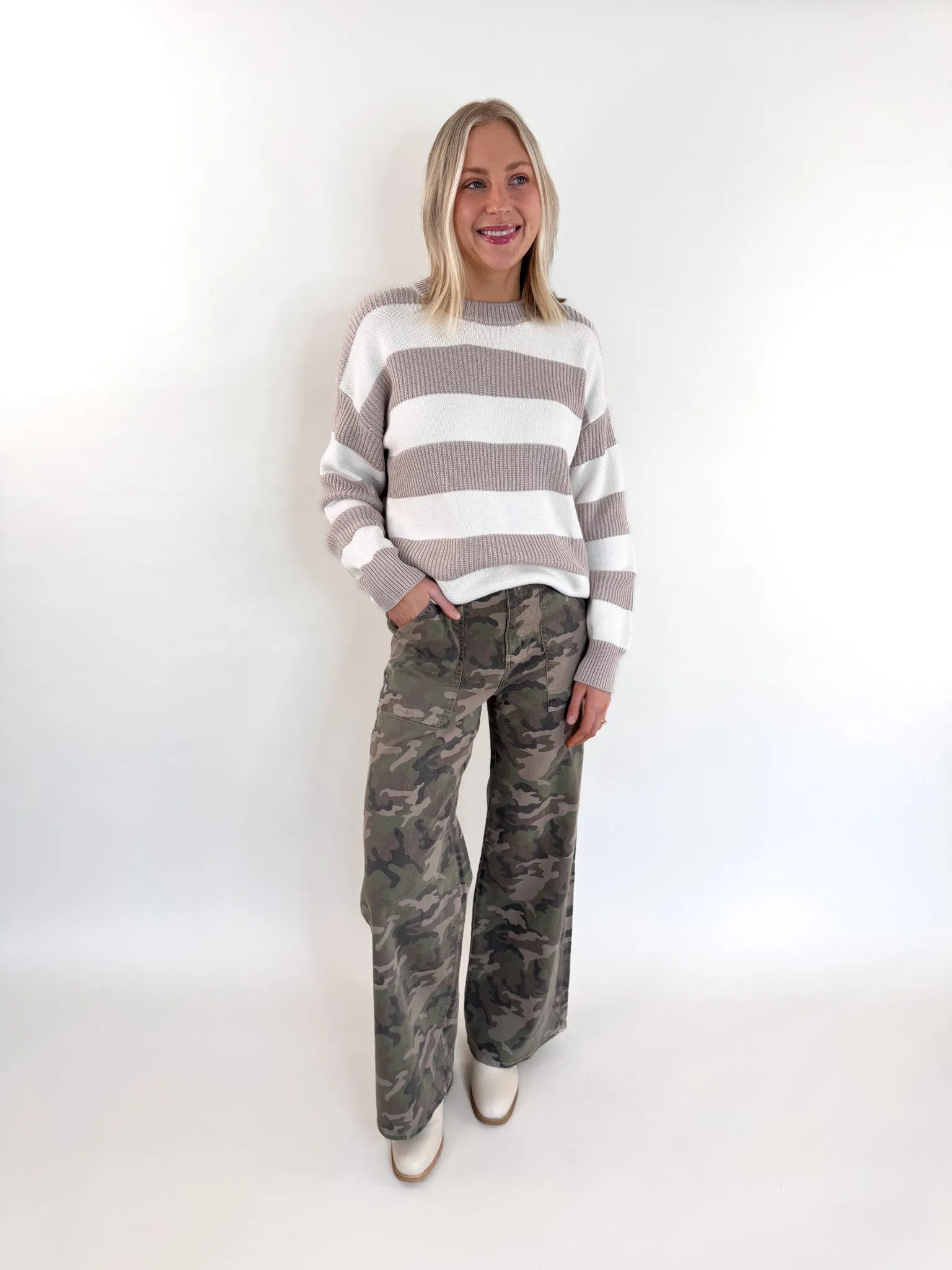 [Z SUPPLY] Boyfriend Sailor Sweater