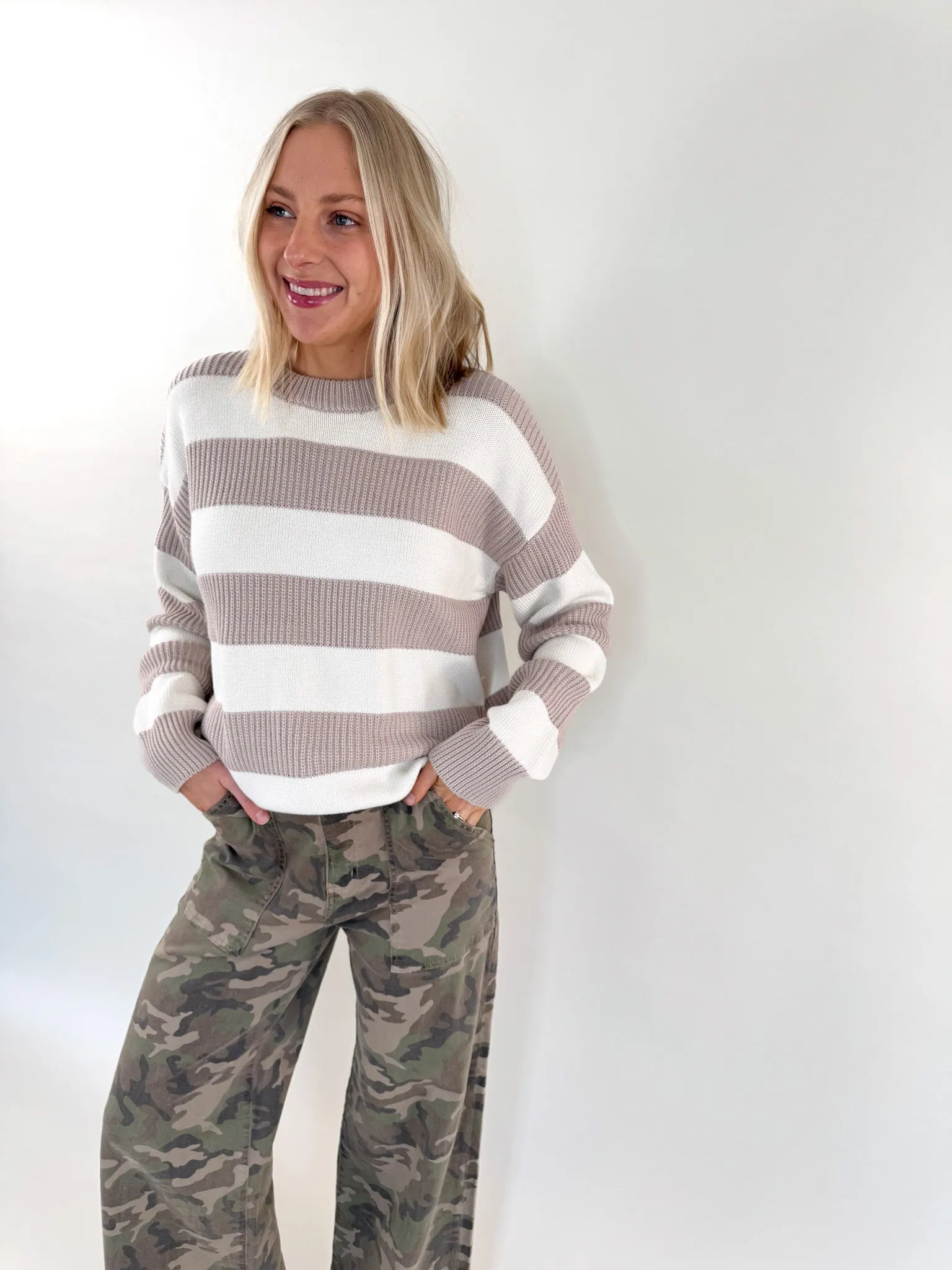 [Z SUPPLY] Boyfriend Sailor Sweater