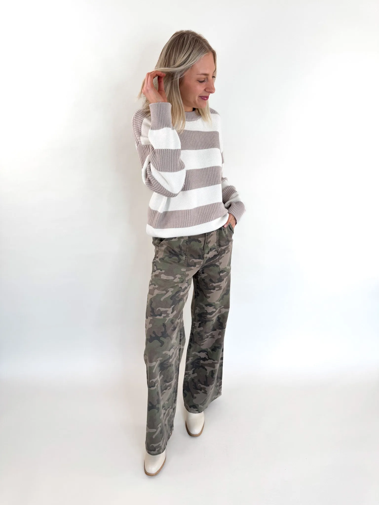 [Z SUPPLY] Boyfriend Sailor Sweater