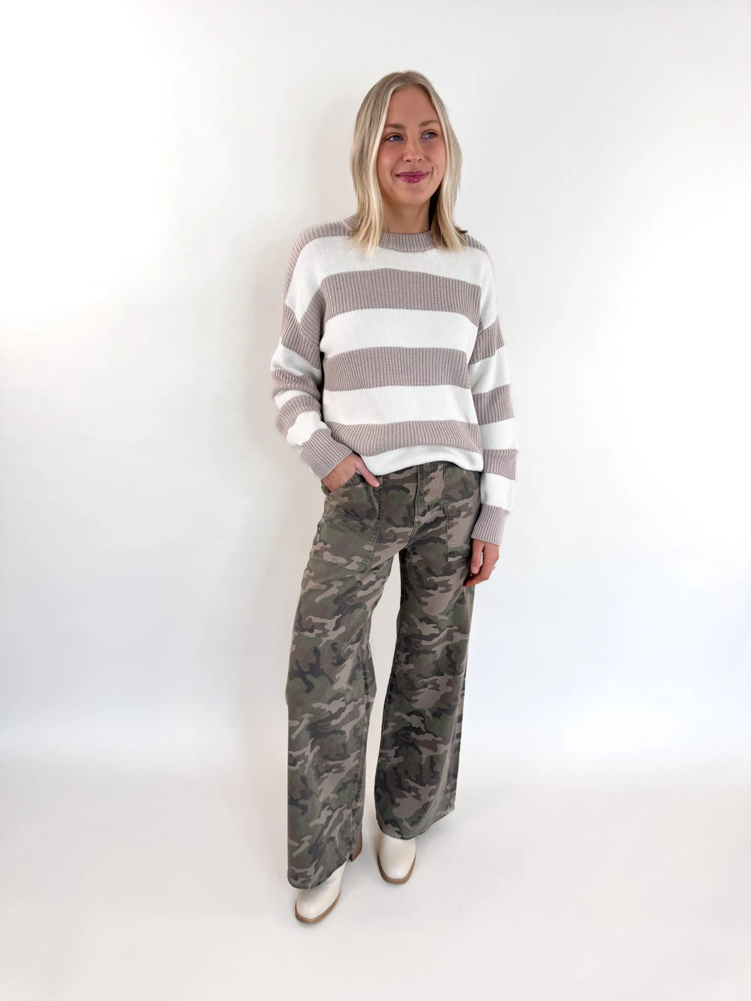 [Z SUPPLY] Boyfriend Sailor Sweater