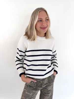 [Z SUPPLY] Boyfriend Stripe Sweater