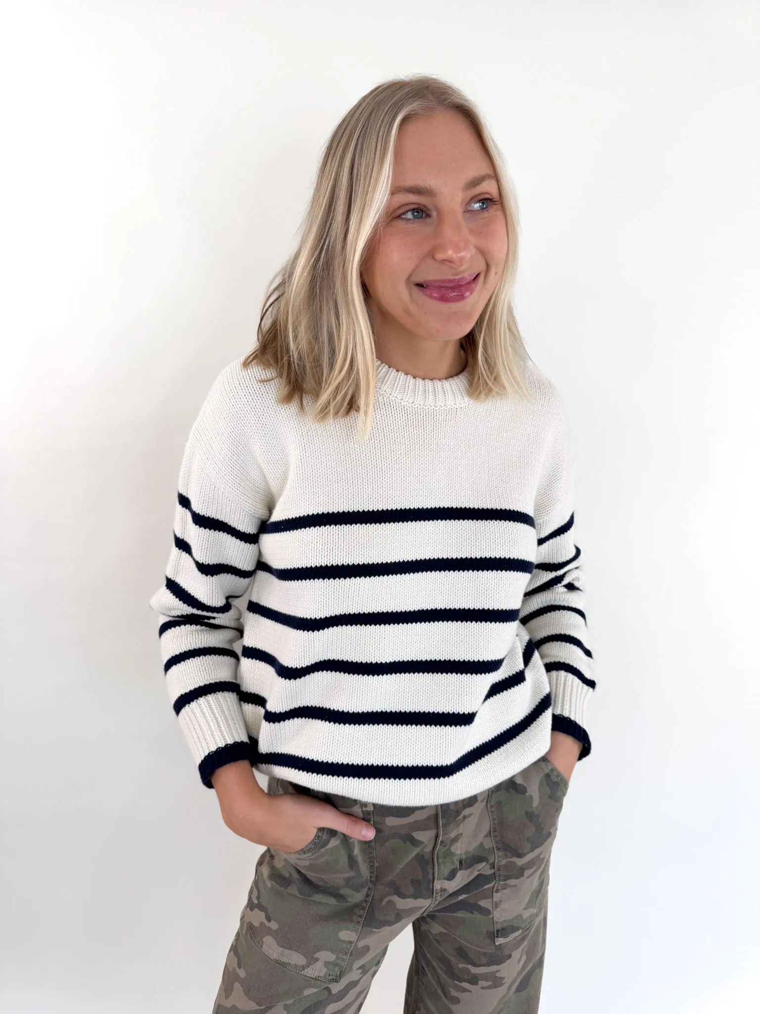 [Z SUPPLY] Boyfriend Stripe Sweater